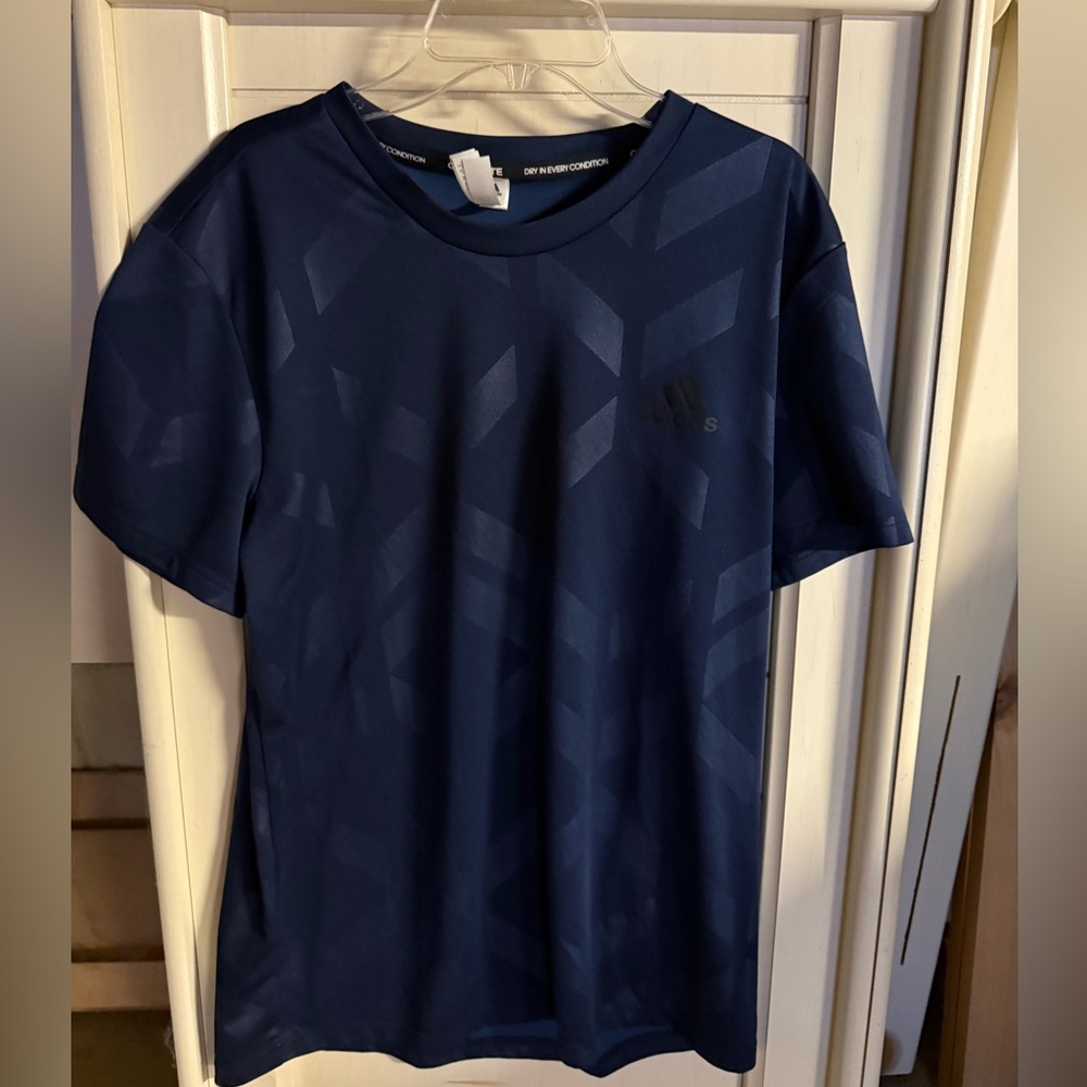 Adidas Dark Blue Climalite Tee
